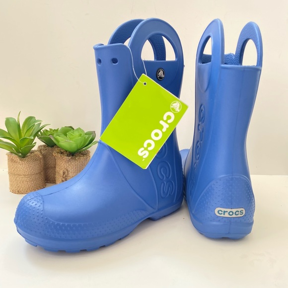 CROCS Other - Crocs Kids Handle It Rain Boot sea blue Sz jr 2